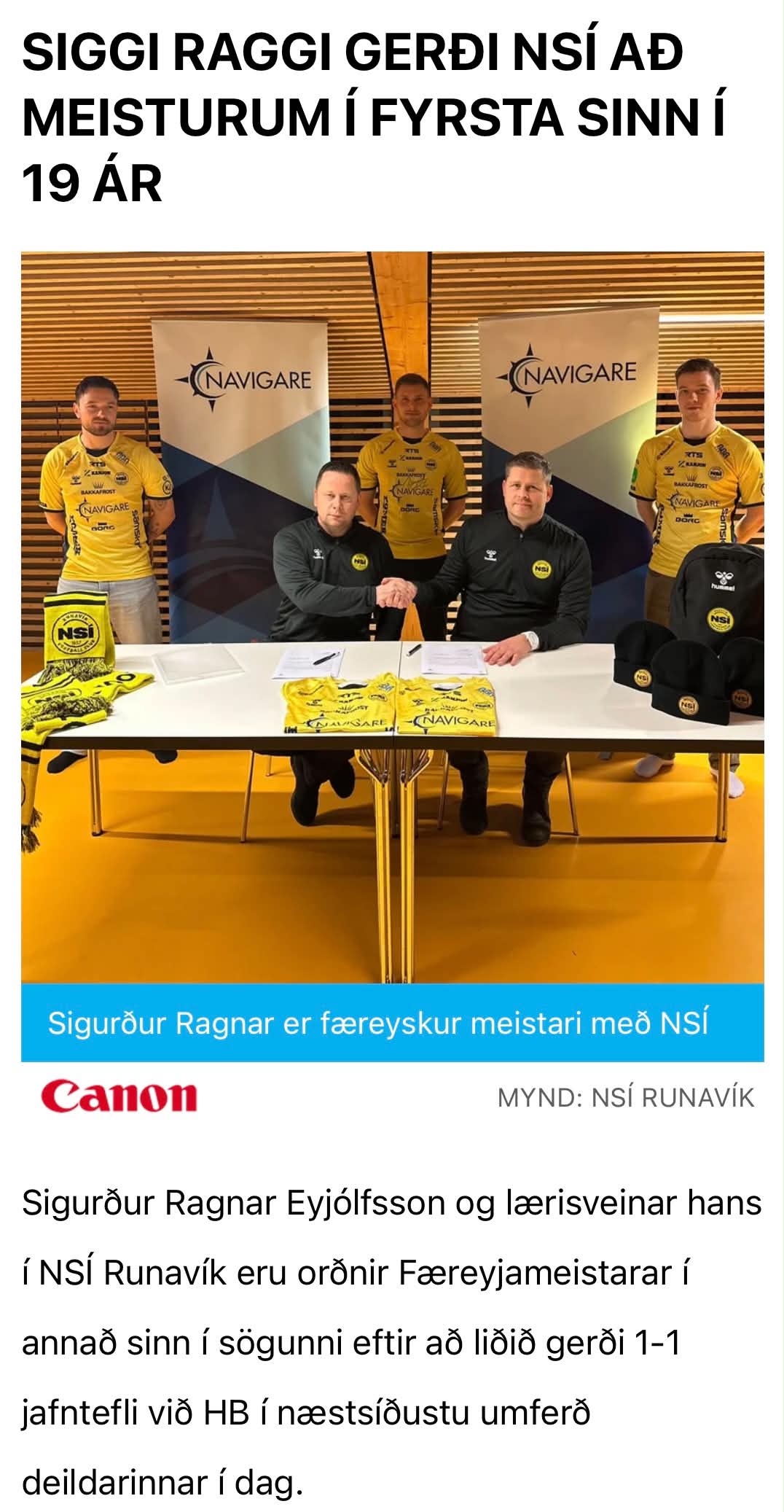 FM heitið hjá Sigga Rag og NSÍ gevur endurljóð í Íslandi