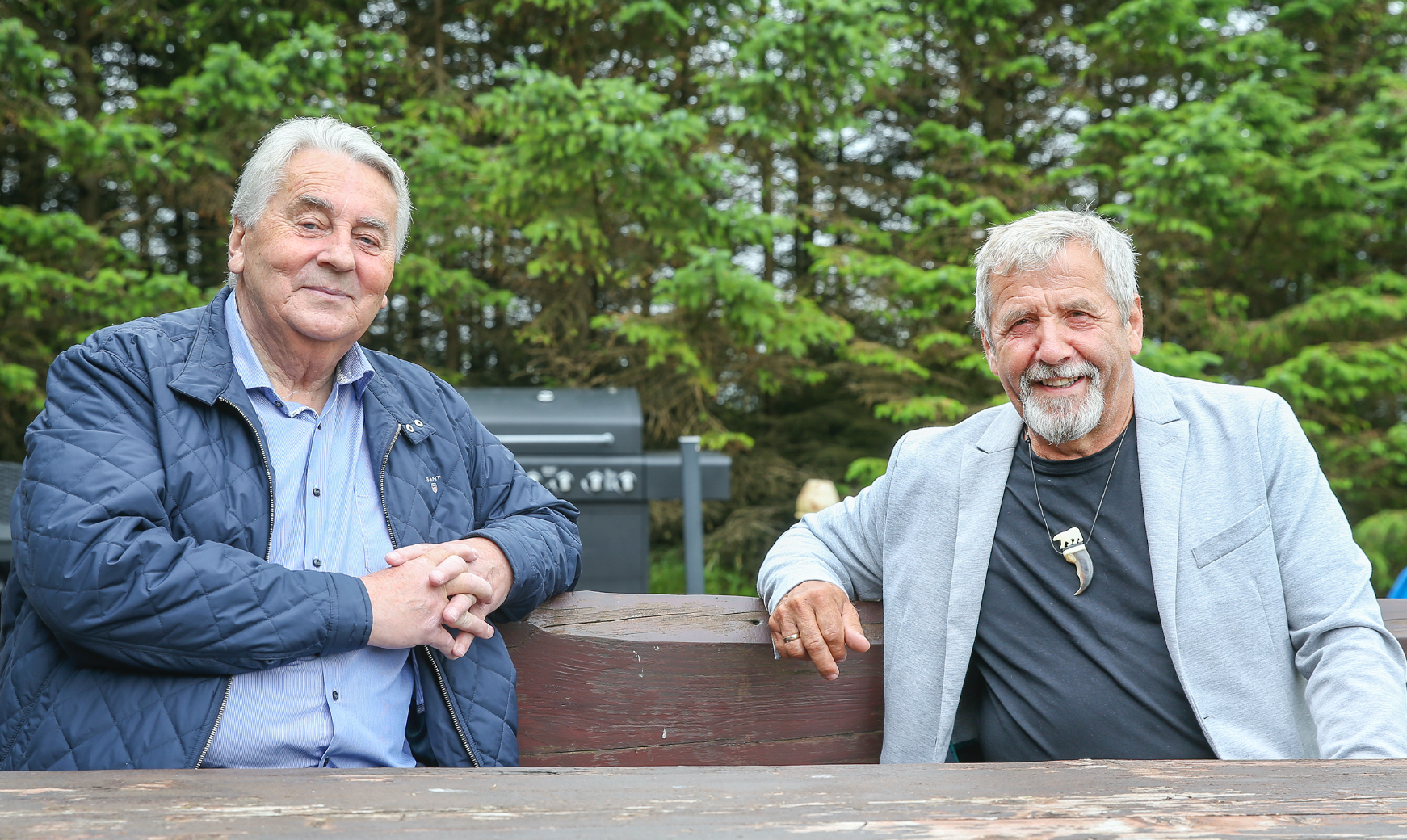 Edmund Joensen og Kári P. Højgaard (Mynd: Jens Kristian Vang)